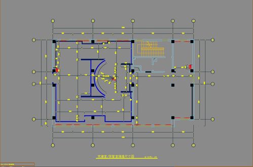330平方米检察院党建室装修设计施工图免费下载 装修图纸